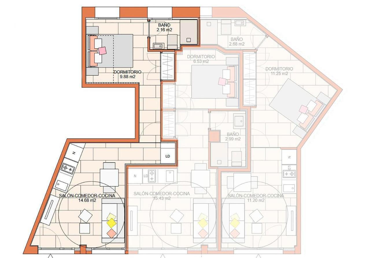 New 1 Min Metro, Cozy 1 Bed Close To Downtown, Wifi A Madrid Exterior foto
